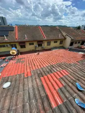Tukang perbaikan atap bocor dinding dak rembes talang air cat renovasi