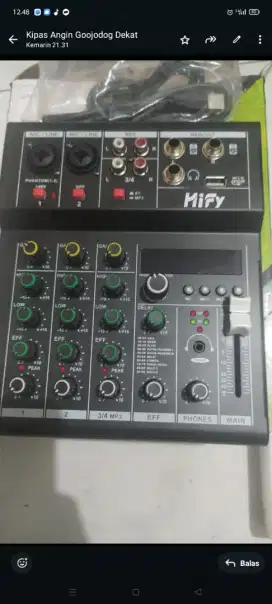 mixer audio 4 channel baru
