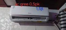 2 Unit AC Gree 0,5pk Kondisi mulus