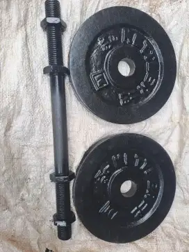 barbell set besi beban 10kg kettler import berkwalitas dumbell kettler