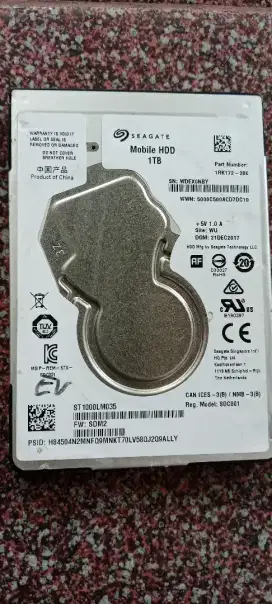 Hardisc laptop 1Tb Seagate