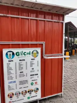 Jual Cepat Booth container untuk usaha