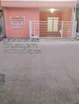 Dijual rumah graha mitra citra dekat citra raya