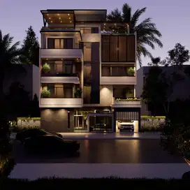 Jasa Desain Design Arsitektur + Render + Modeling