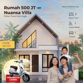 Rumah Modern Jogja Scandinavian Dekat Kampus UMY Nuansa Villa