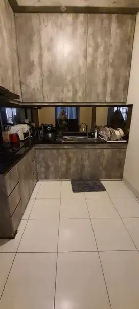 Rumah minimalis depan taman siap huni sudah baja ringan