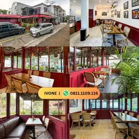 Disewakan eks resto kafe Kemang 150 m2 300 juta/thn