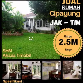 TERMURAH Rumah Cipayung Jakarta Timur LT355