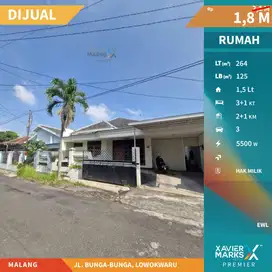 Dijual Rumah Klasik Terawat di Bunga bunga Dekat Suhat Malang Kota