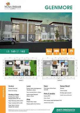 Rumah 2 Lantai Ready Stock Di Pusat kota Bogor, Nusa Indah Residence