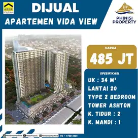 DIJUAL APARTMENT MURAH DI VIDA VIEW COCOK BUAT INVESTASI