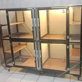 Kandang kucing 4 ruang sultan
