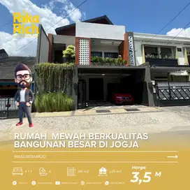 RUMAH BARU MEWAH SIAP HUNI SELANGKAH KE STADION MAGUWOHARJO AKSES JALA