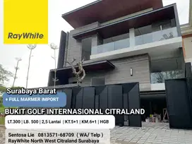Rumah Bukit Golf Internasional Citraland New Full MARMER IMPORT Mewah