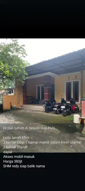 Jual murah rumah di Panggungharjo Sewon Bantul Yogyakarta
