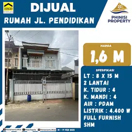 DIJUAL RUMAH JALAN PENDIDIKAN MURAH FULL FURNISH DALAM KOTA MAKASSAR