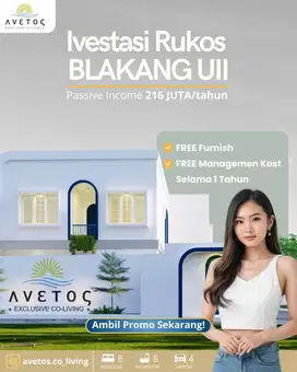 Jual Kost Jogja SHM Pecah & IMB Kolam Renang Barat Kampus UII