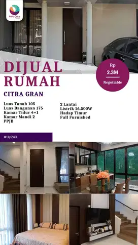 Rumah cantik di perumahan citra grand cibubur