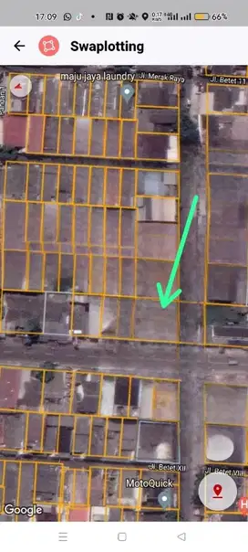 TANAH MURAH  HOOK 300 METER PERUMNAS 1 KARAWACI KOTA TANGERANG