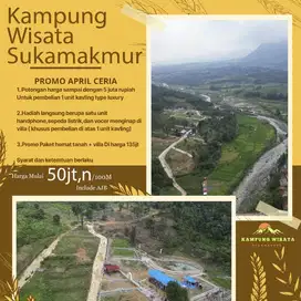 Jual Tanah Murah  + Villa paket bundling Bogor