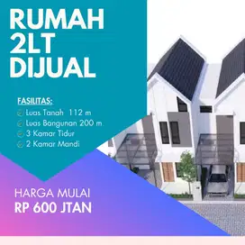 Dijual Rumah 2 Lantai + Carport – Cocok untuk Keluarga Besar