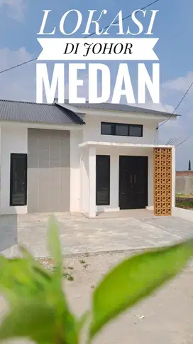 RUMAH DI MEDAN JOHOR SIAP HUNI LOKASI STRATEGIS DALAM KOMPLEK