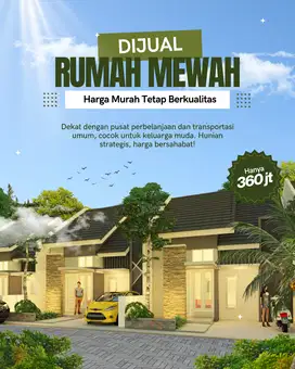 Rumah Murah Strategis Dikota Malang SHM Split Promo DP 0 Persen