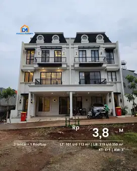 Rumah 3 Lantai di Ciganjur, Luas & Nyaman! Harga Terbaik!