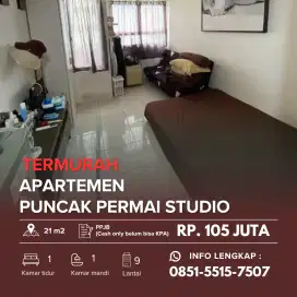 PUNCAK PERMAI TERMURAH ‼️ Apartemen Studio Cuma 105 Juta dekat Darmo