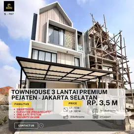 Hunian Premium 3 Lantai di Pejaten dengan Evlvator