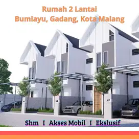Rumah Pinggir Jalan Raya Cocok Buat Usaha Malang