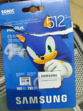 Samsung microSD PRO Plus Sonic 512 GB original!!! Kaya baru !!
