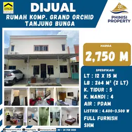 DIJUAL RUMAH DI GRAND ORCHID TANJUNG BUNGA