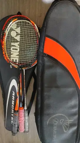1 set Raket dan Tas Badminton