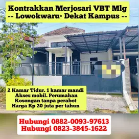 Kontrakan Lowokwaru Malang Joyoagung dekat kampus