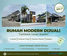 RUMAH ELITE KAWASAN KOTA DEKAT DENGAN KAMPUS UMS