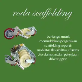 Jual roda scaffolding