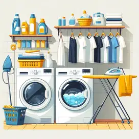 Bagian Packing di Laundry