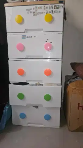 Lemari plastik rovega 5 susun