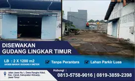 DISEWAKAN  GUDANG LINGKAR TIMUR SIDOARJO