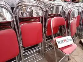 kursi lipat kursi besi rekond murmer