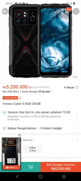 Jual HP HOTWAV cyber xpro