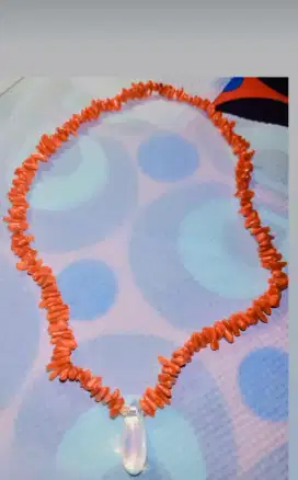 Kalung marjan mix fire opal
