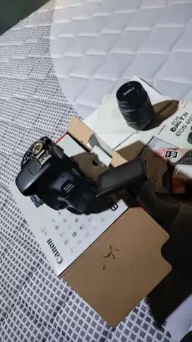 Canon 600d normal semua kelengkapan lengkap