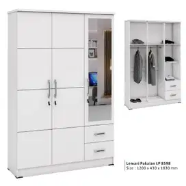LEMARI PAKAIAN 3 PINTU