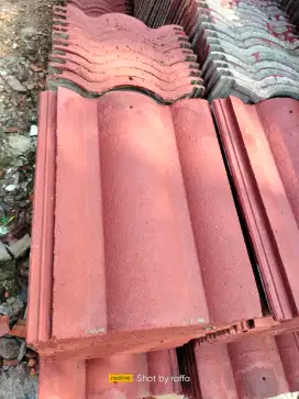 Genteng beton Munir plat dan gelombang