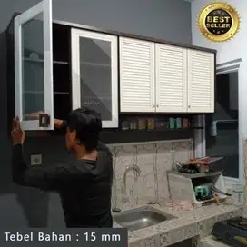 RAK GANTUNG DAPUR 5 PINTU (FREE ONGKIR)