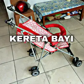 KERETA BAYI DORONG STROLLER BAYI STROLER BAYI BEKAS LAYAK PAKAI
