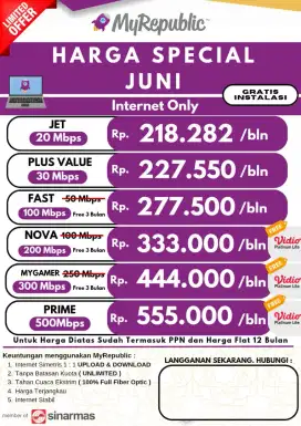 Promo Wifi Myrepublic