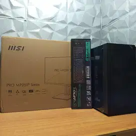 PC Set Intel i3 12100F RTX 3050 6GB Monitor 25 KeyMouse RGB